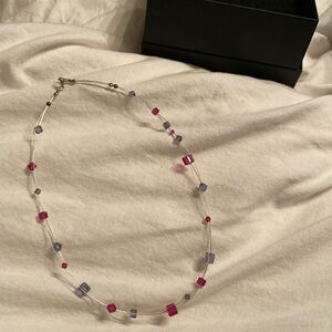 Swarovski Crystal and Sterling Necklace NWT